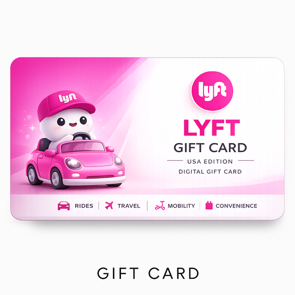Lyft Gift Cards (USA) - Exclusive Discount